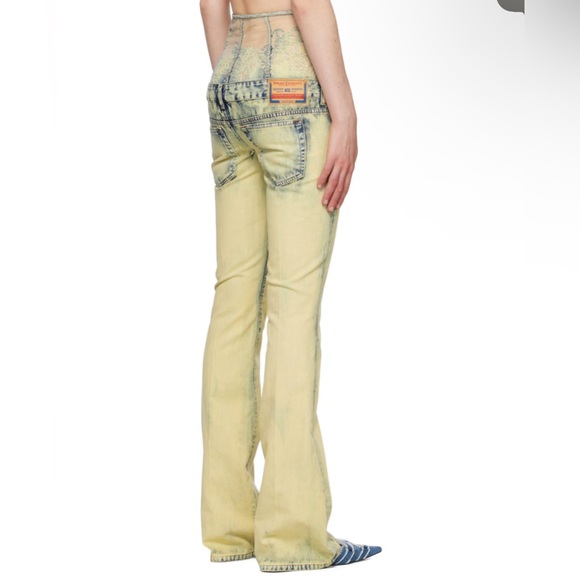 DIESEL 1969 Corset Lace Denim Jean - Picture 5 of 5